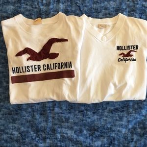 Hollister logo t-shirts, lot of 2, size S